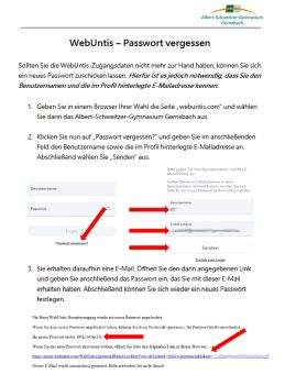 Kurzanleitung Web Untis